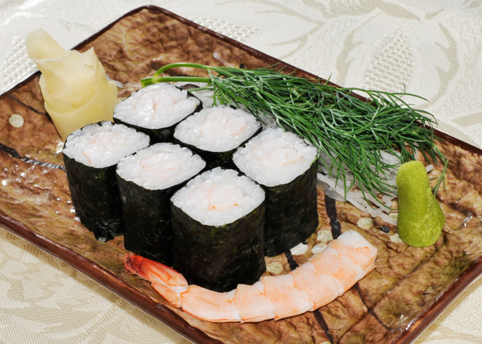 Hosomaki - Ebi maki - Riso e gamberi